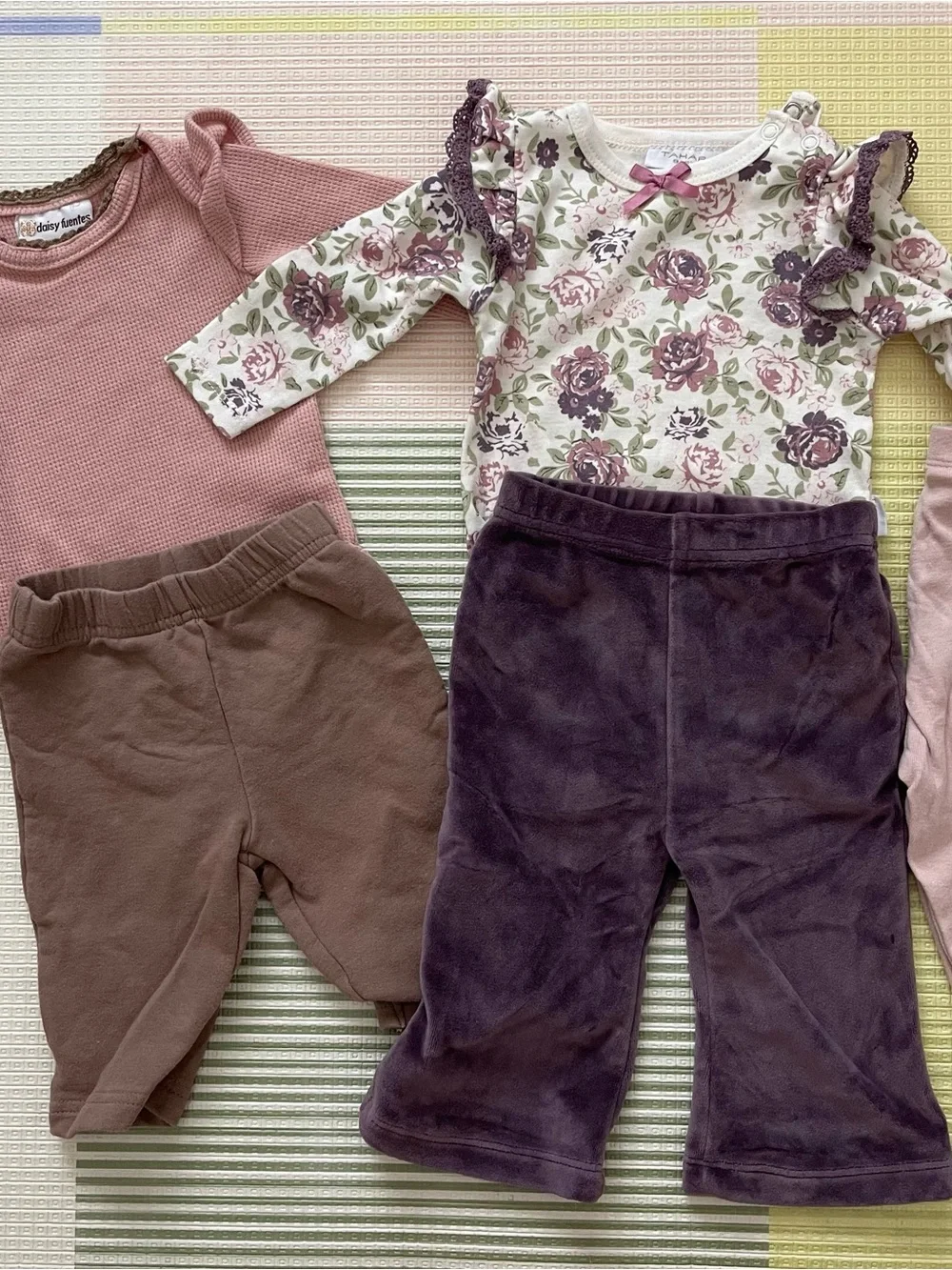 Baby Girls Soft Pink Neutrals Clothing Bundle